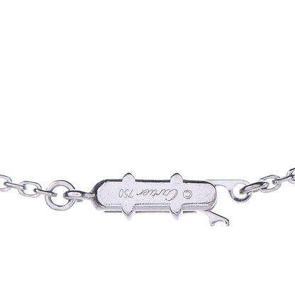 Cartier 18K White Gold Diamond Small Hearts and Symbols Pendant Necklace 5 of 6