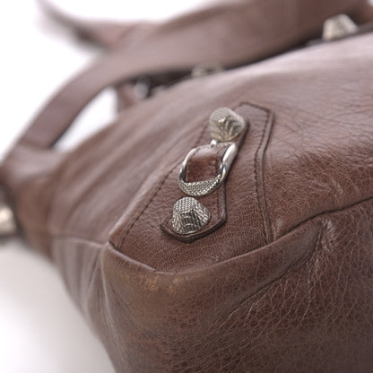 Balenciaga Agneau Giant 12 Silver Hardware Town Castagna 14 of 18
