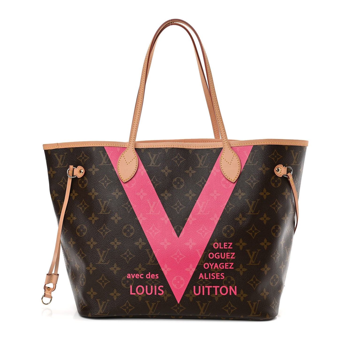 Monogram V Neverfull MM Grenade