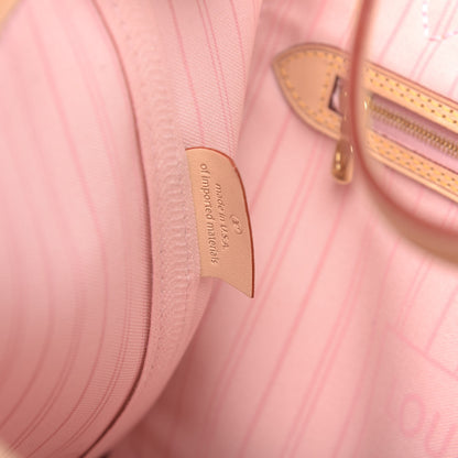 Louis Vuitton Damier Azur Neo Neverfull GM Rose Ballerine 7 of 10