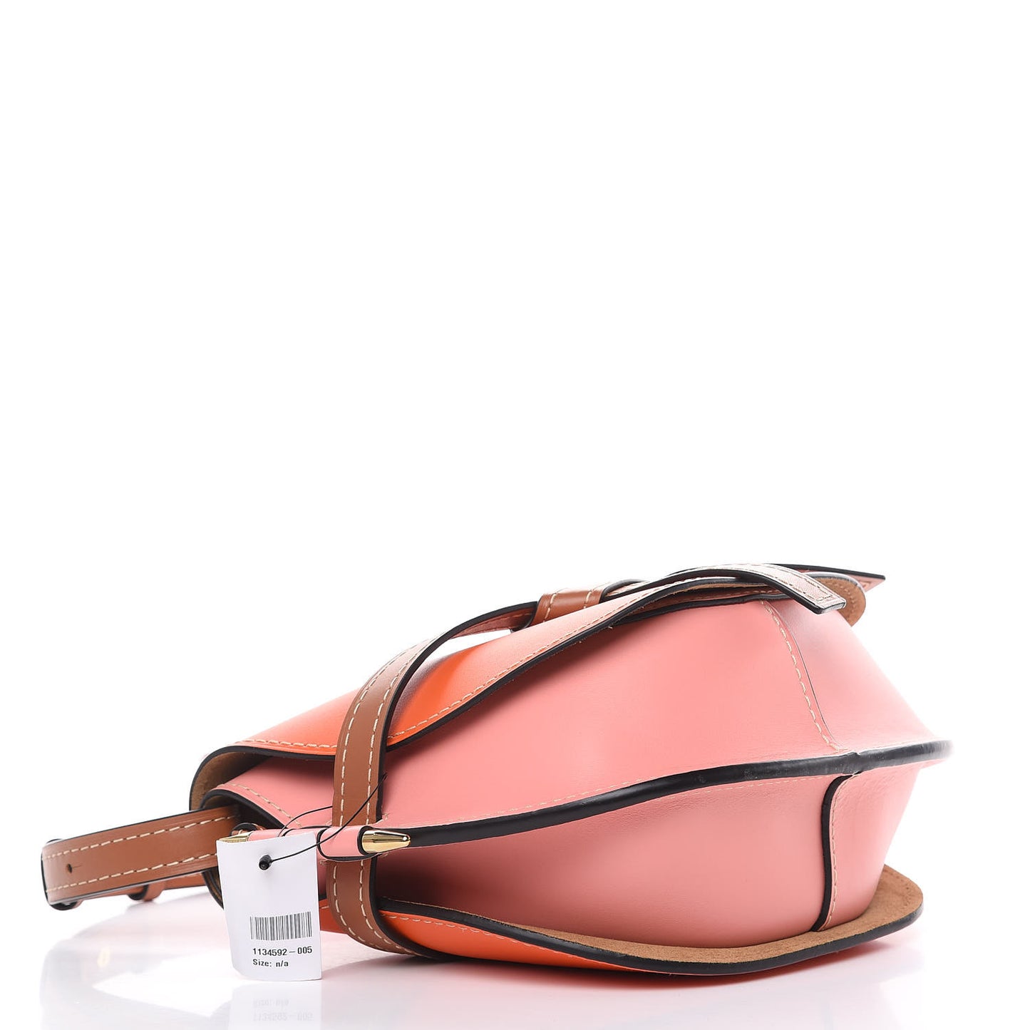 Calfskin Small Gate Crossbody Bag Orange Blossom