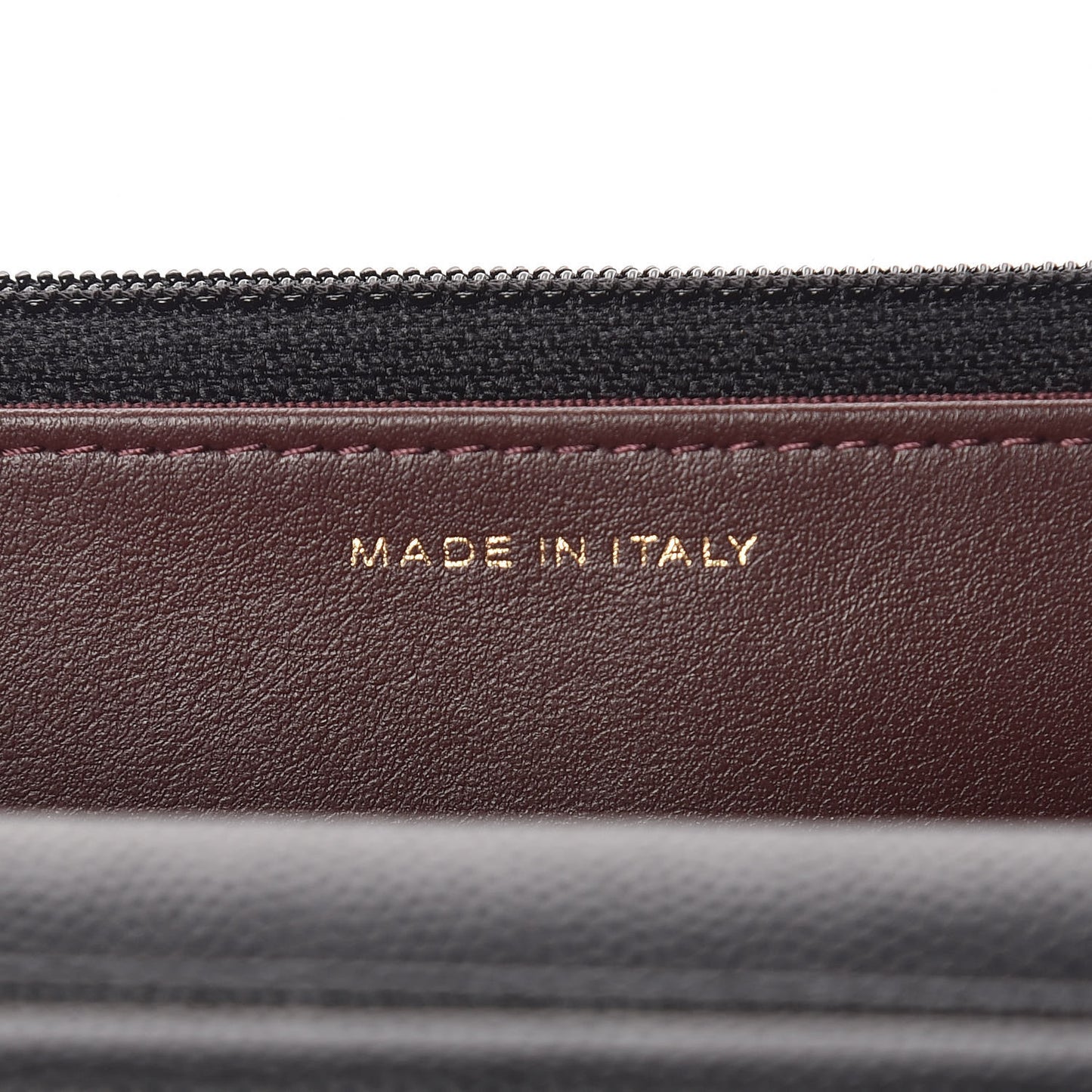 Caviar Suede Stitched Lady Coco Wallet On Chain WOC Black