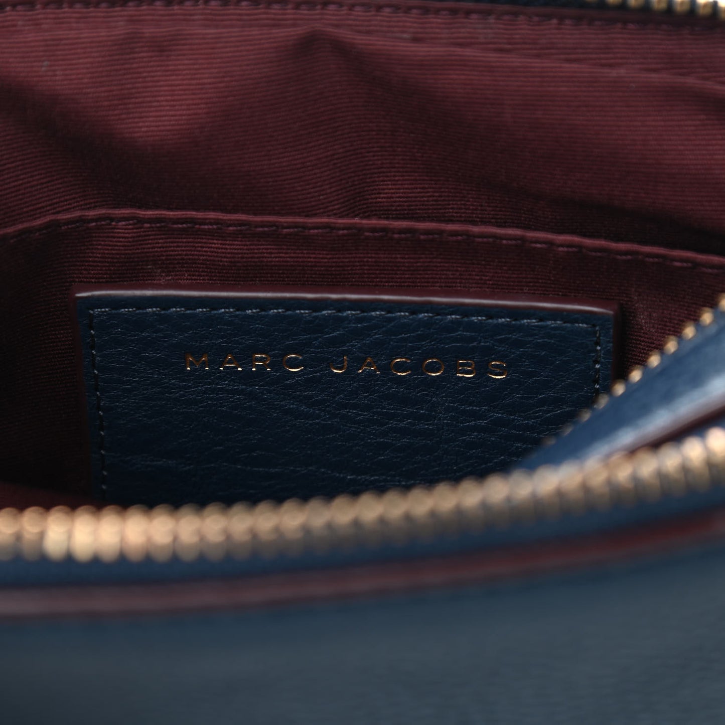 Calfskin Recruit Camera Bag Navy