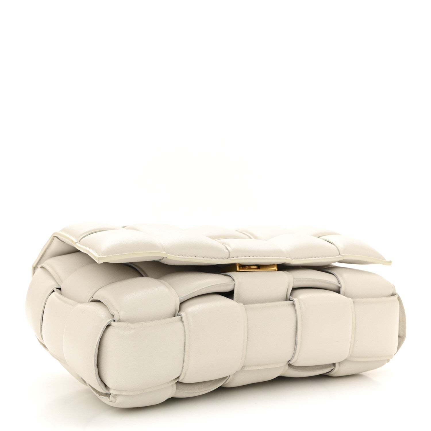 Bottega Veneta Nappa Maxi Intreccio Padded Cassette Crossbody Bag Chalk Chalk 4 of 13