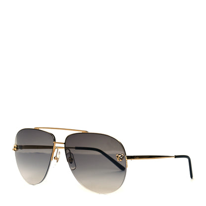 Cartier Panthere De Cartier Aviator Sunglasses Gold 1 of 7