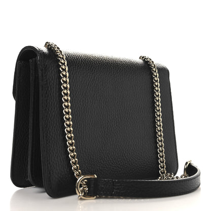 Gucci Dollar Calfskin Small Interlocking G Shoulder Bag Black 3 of 11