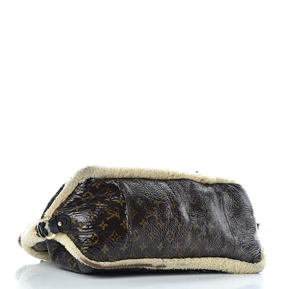 Louis Vuitton Patent Monogram Shearling Sac Thunder 4 of 12