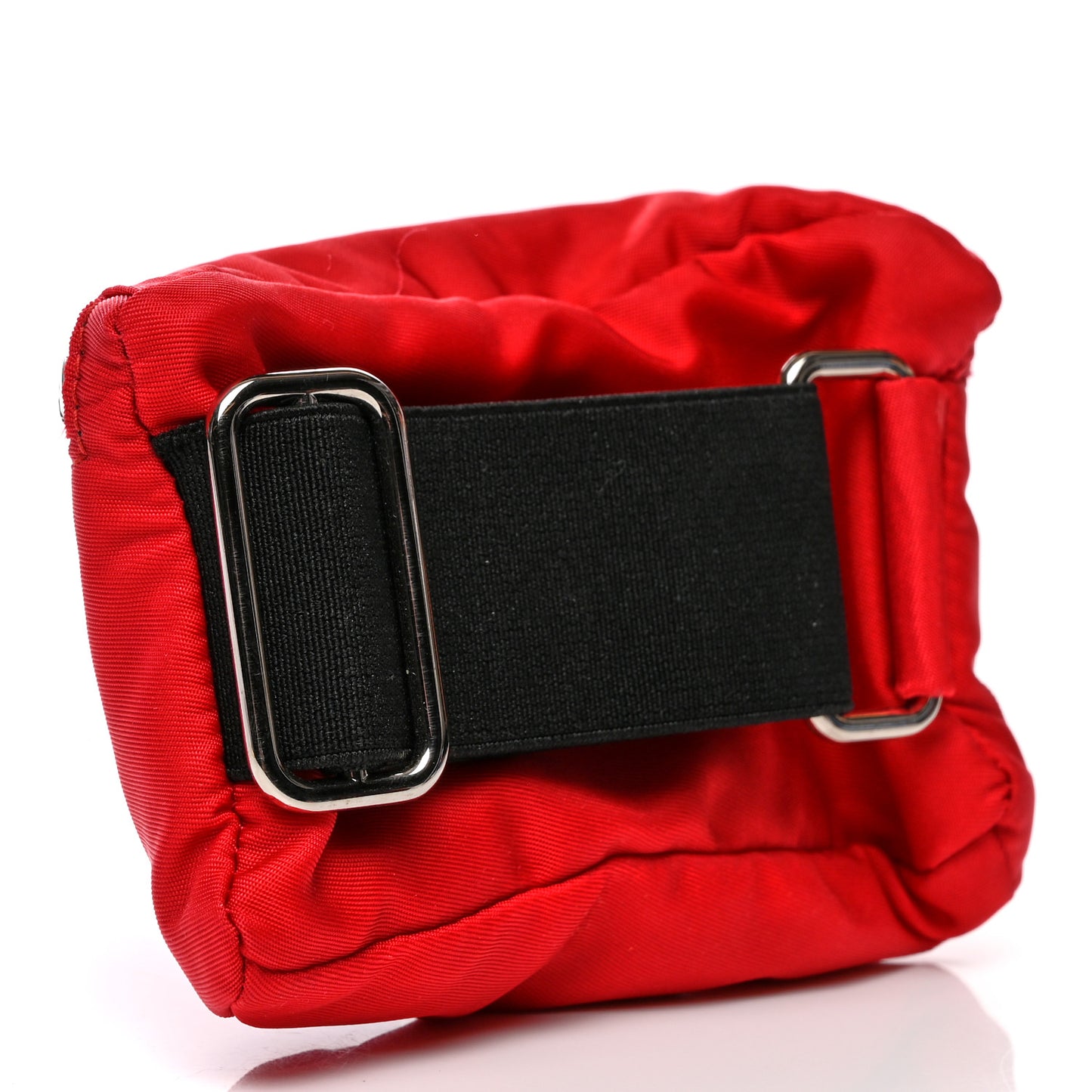 Tessuto Nylon Wrist Pouch Rosso