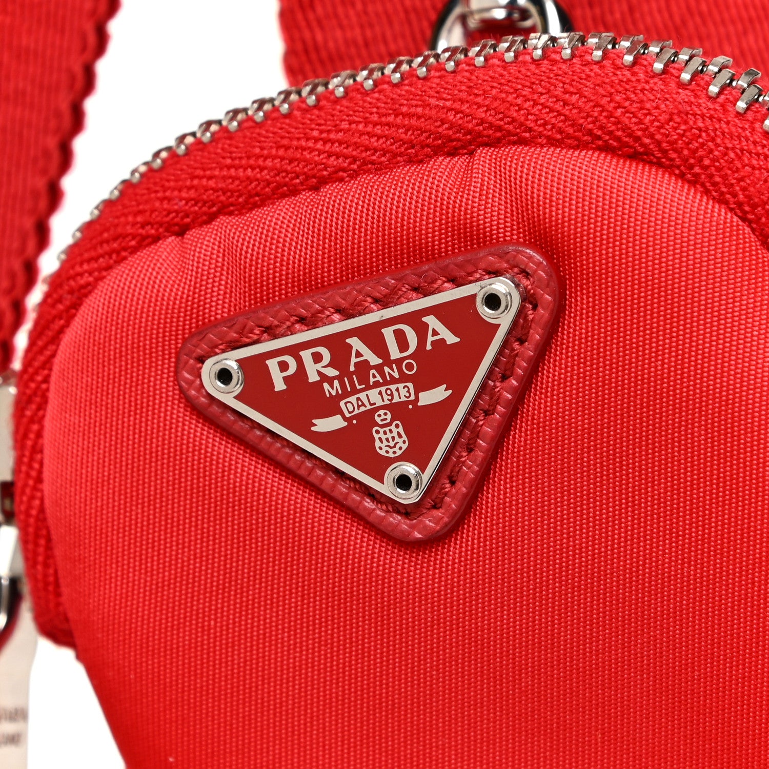 Prada Nylon Re-Edition 2005 Shoulder Bag Rosso 11 of 11