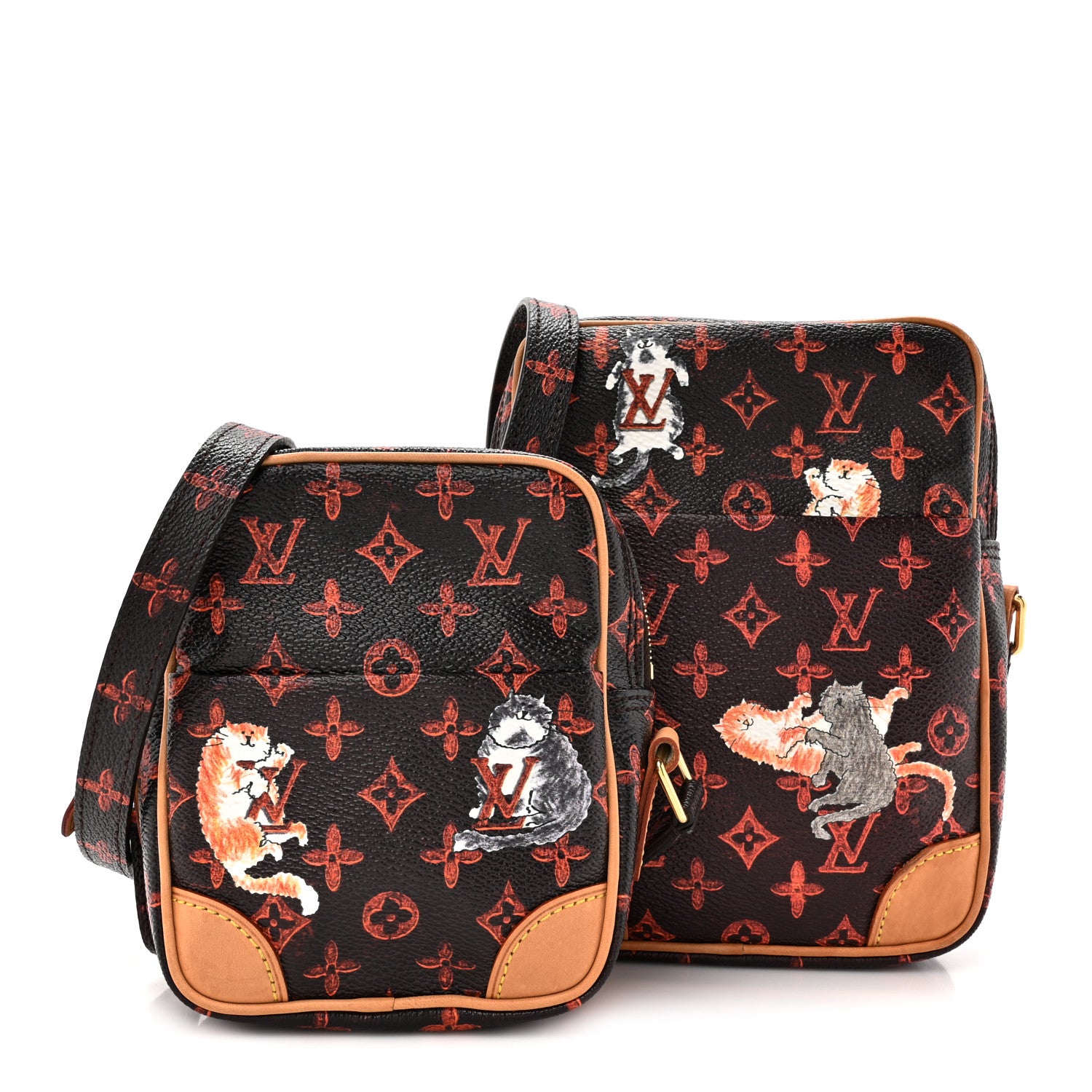 Louis Vuitton Catogram Paname Set Marron 1 of 22