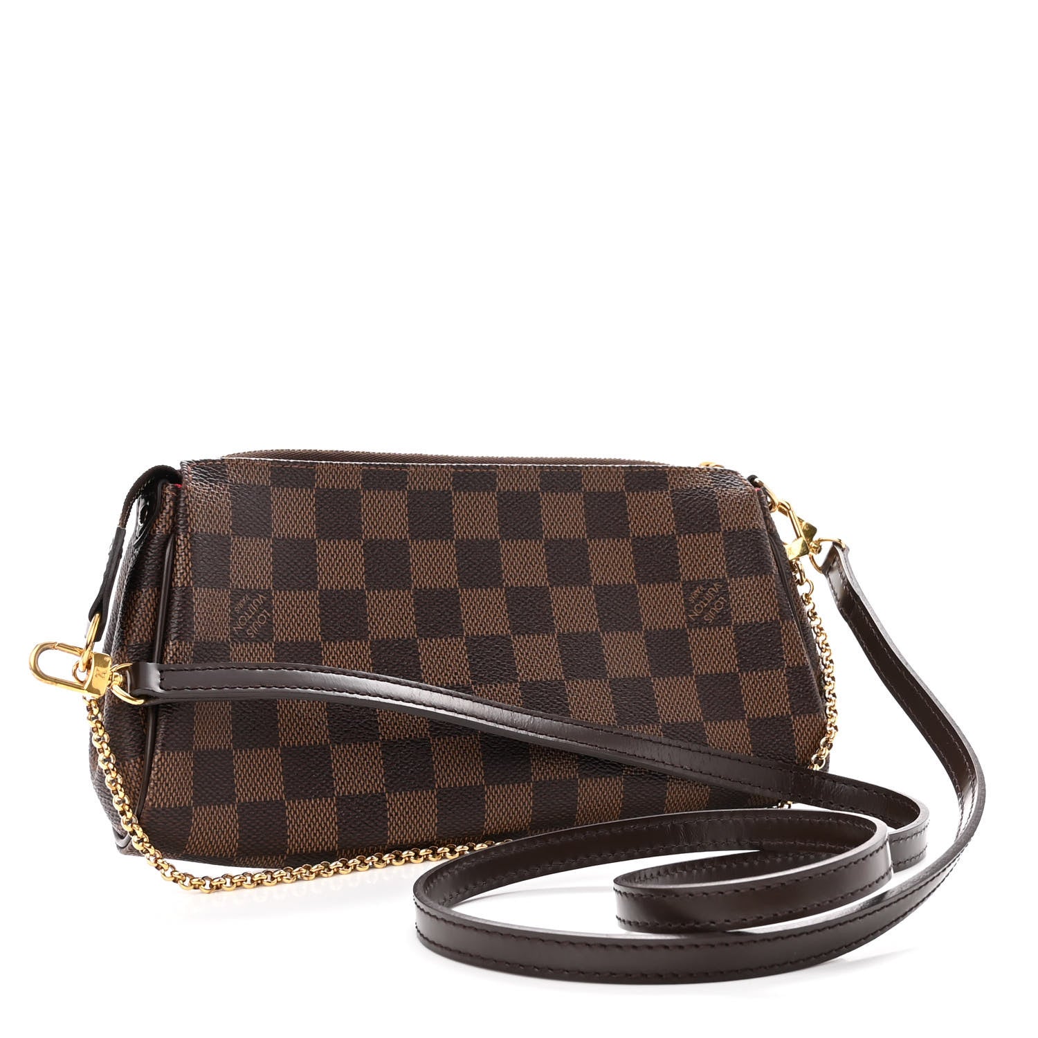 Louis Vuitton Damier Ebene Eva Clutch 3 of 11