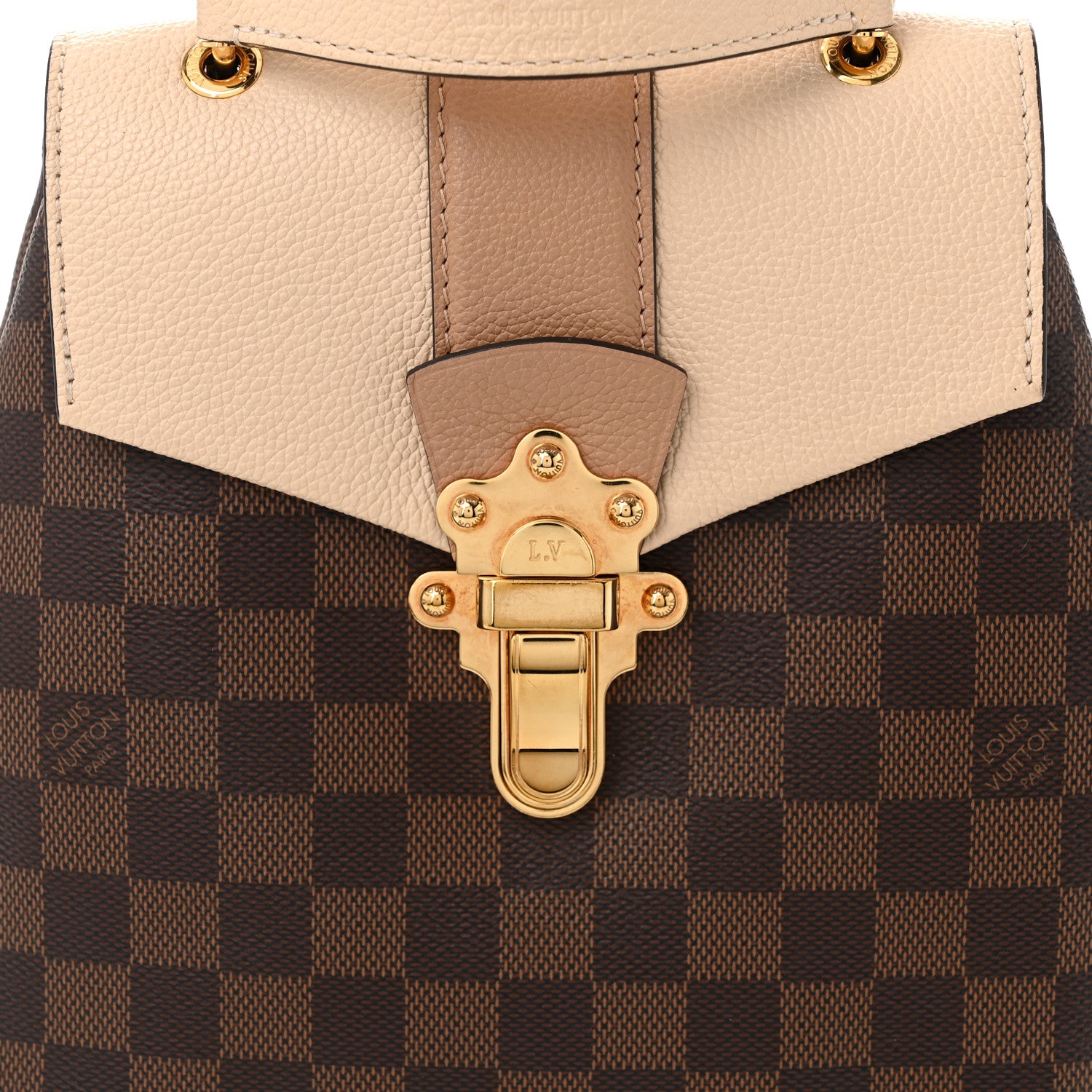 Louis Vuitton Damier Ebene Clapton Backpack Creme 8 of 11
