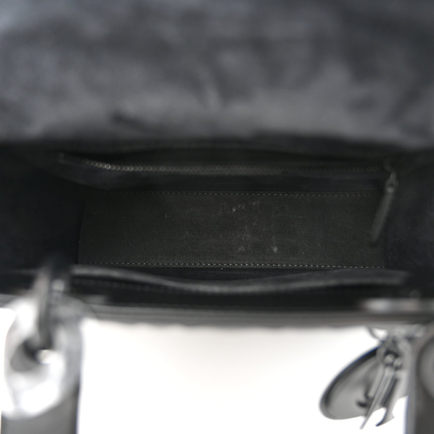 Calfskin Cannage Diamond Small My ABCDior Lady Dior Black