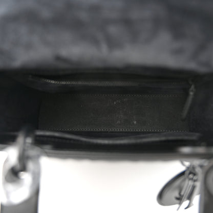 Christian Dior Calfskin Cannage Diamond Small My ABCDior Lady Dior Black 6 of 11