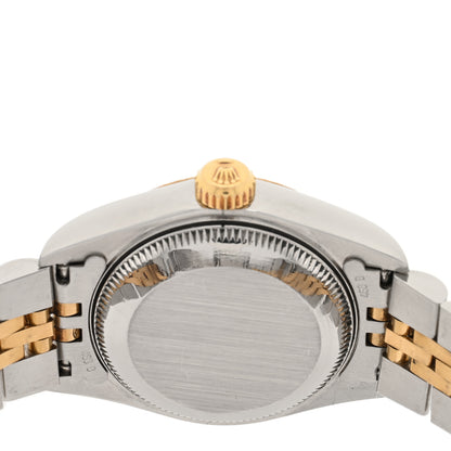 Rolex Stainless Steel 18K Yellow Gold Diamond 26mm Oyster Perpetual Datejust Watch Champagne Jubilee 79173 4 of 4
