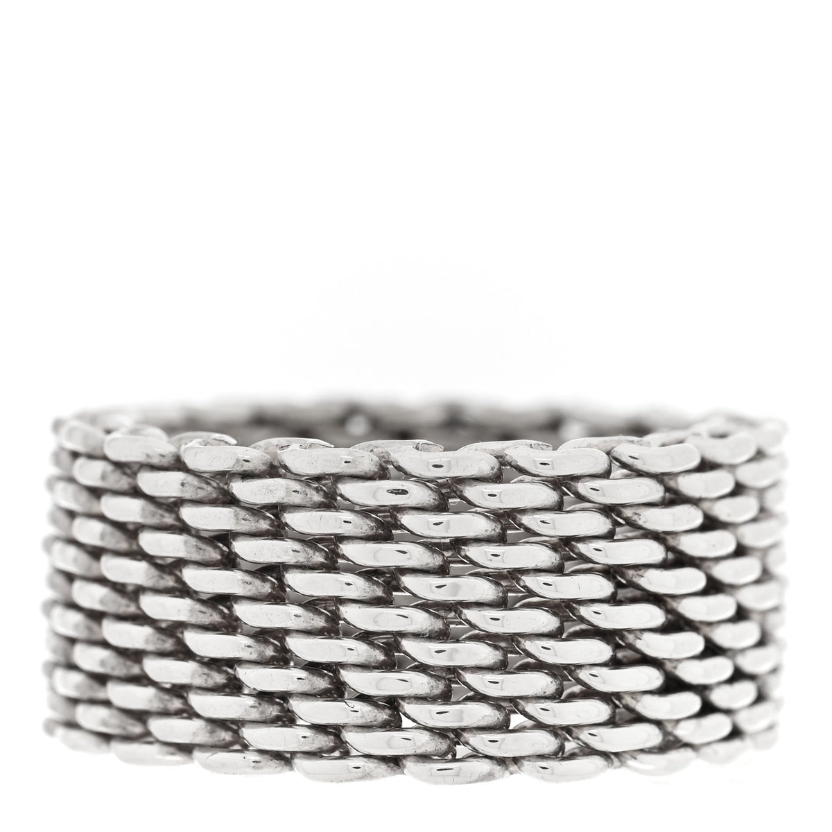 Sterling Silver Somerset Mesh Ring 57 8