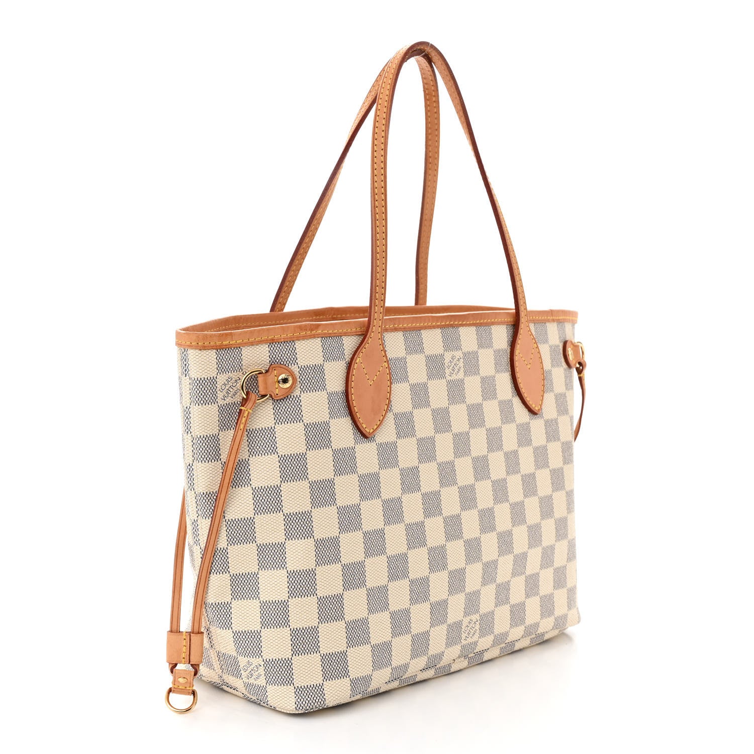 Louis Vuitton Damier Azur Neverfull PM 3 of 10