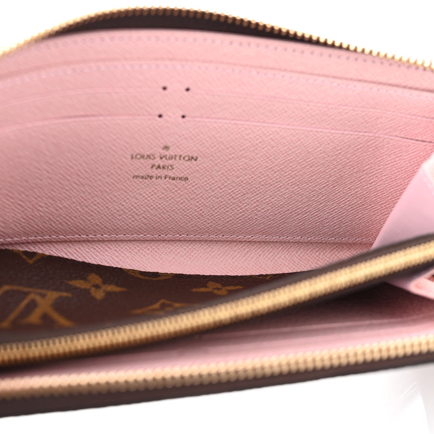 Louis Vuitton Monogram Clemence Wallet Rose Ballerine 5 of 10