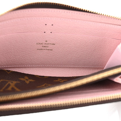 Louis Vuitton Monogram Clemence Wallet Rose Ballerine 5 of 10
