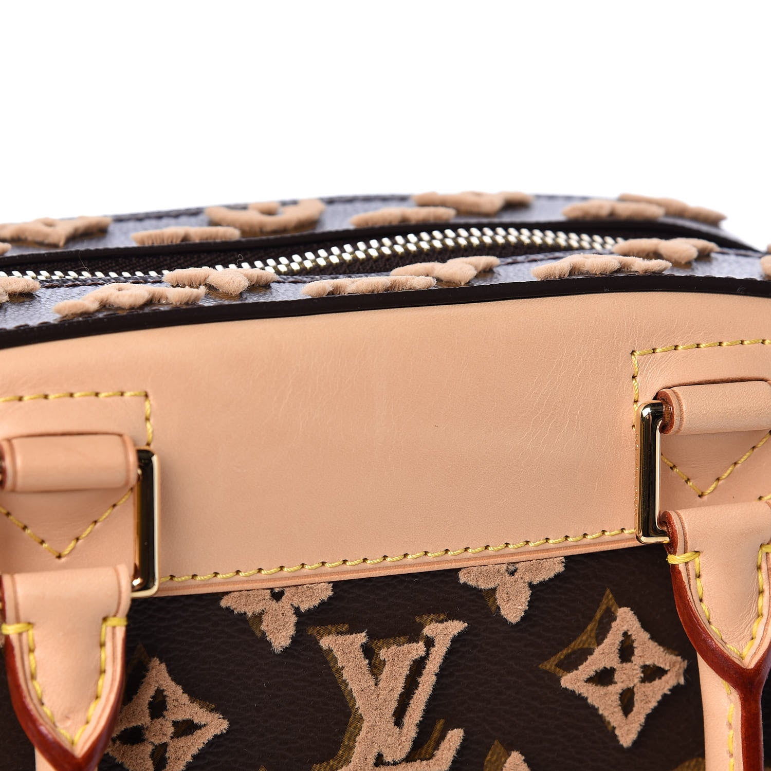 Louis Vuitton Monogram Tuffetage Deauville Cube Caramel 12 of 12