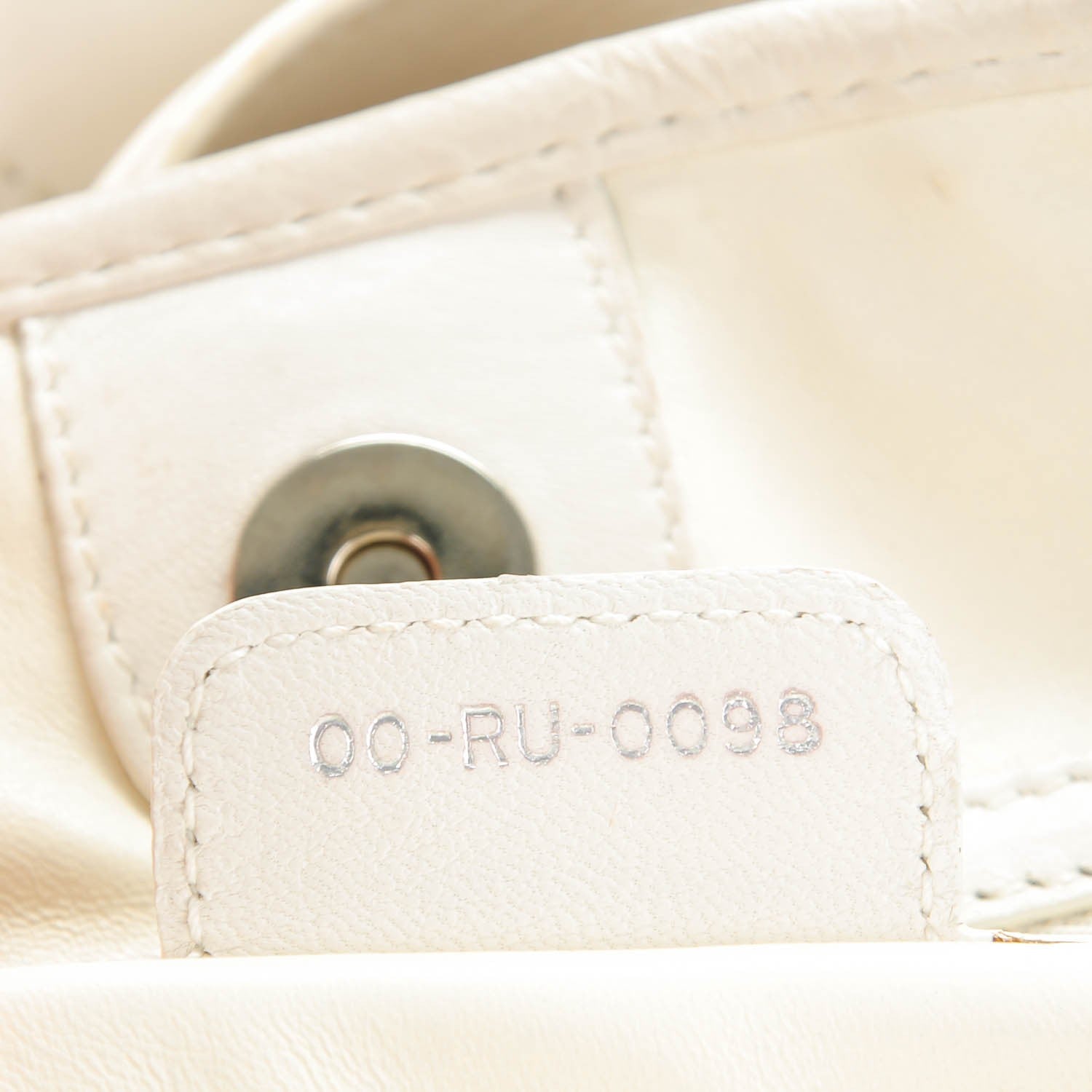 Christian Dior Lambskin Cannage Dior Soft Tote White 7 of 13