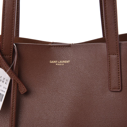 Saint Laurent Calfskin Large Shopping Tote Old Brandy 9 of 11