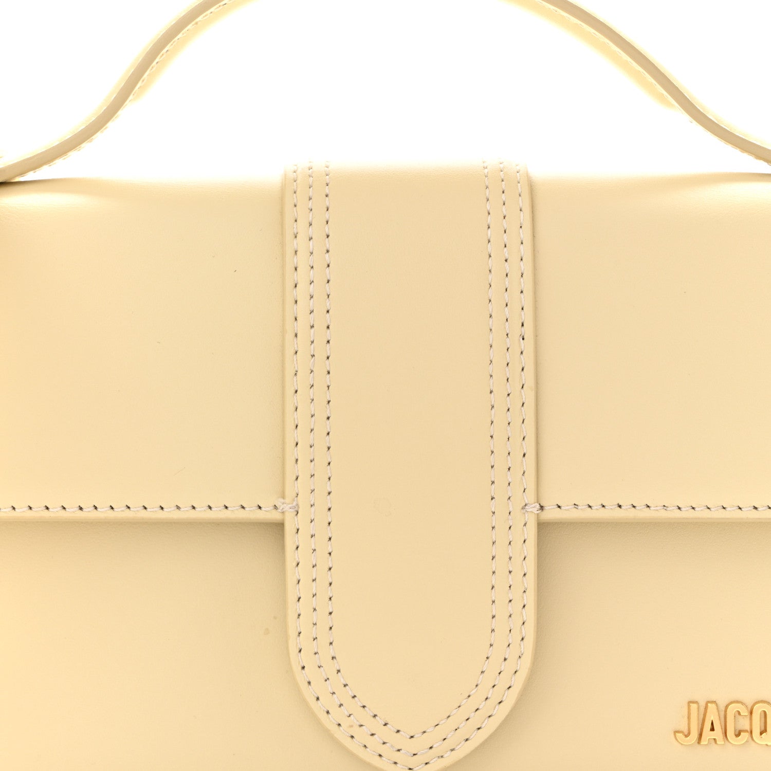 Jacquemus Smooth Calfskin Le Grand Bambino Ivory 1906110