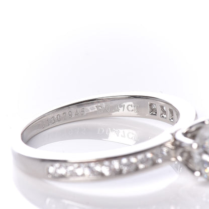 Tiffany Platinum Diamond .47ct Engagement Ring 48 4.5 5 of 5