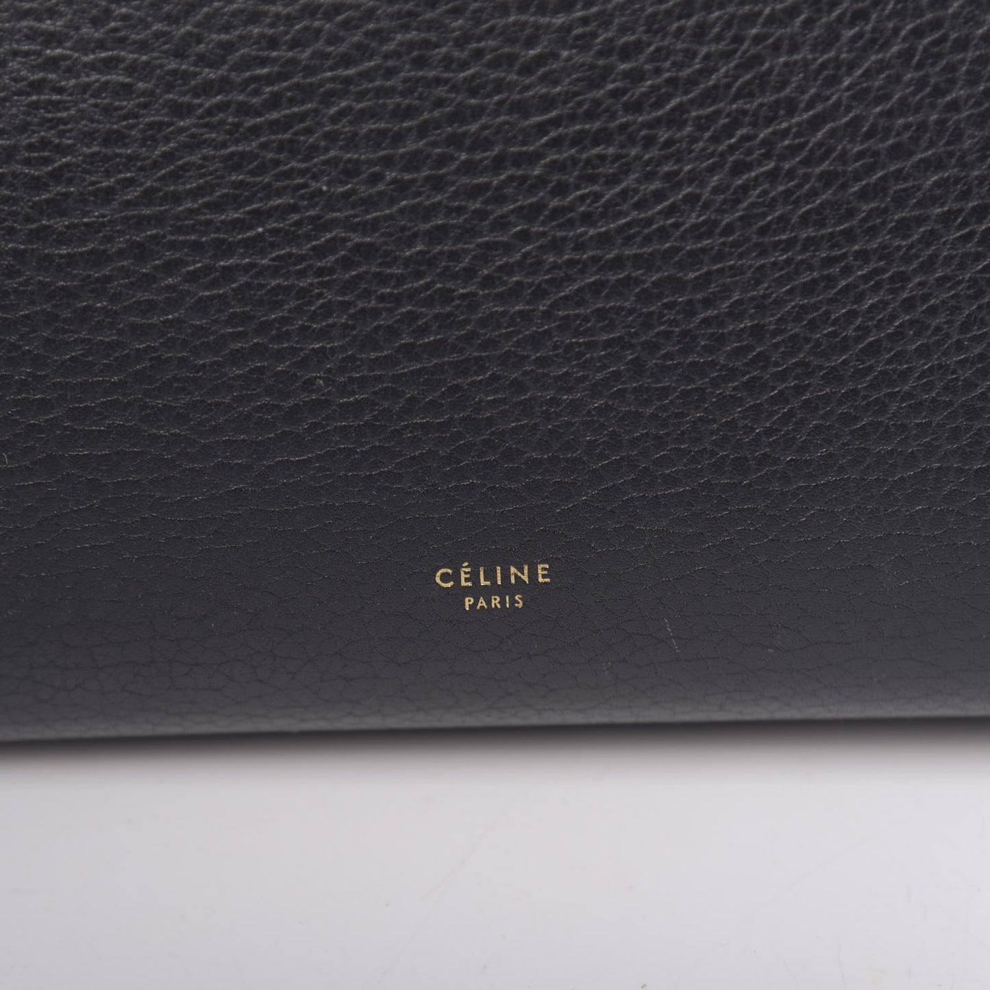 Crisped Calfskin Mini Tie Knot Tote Black
