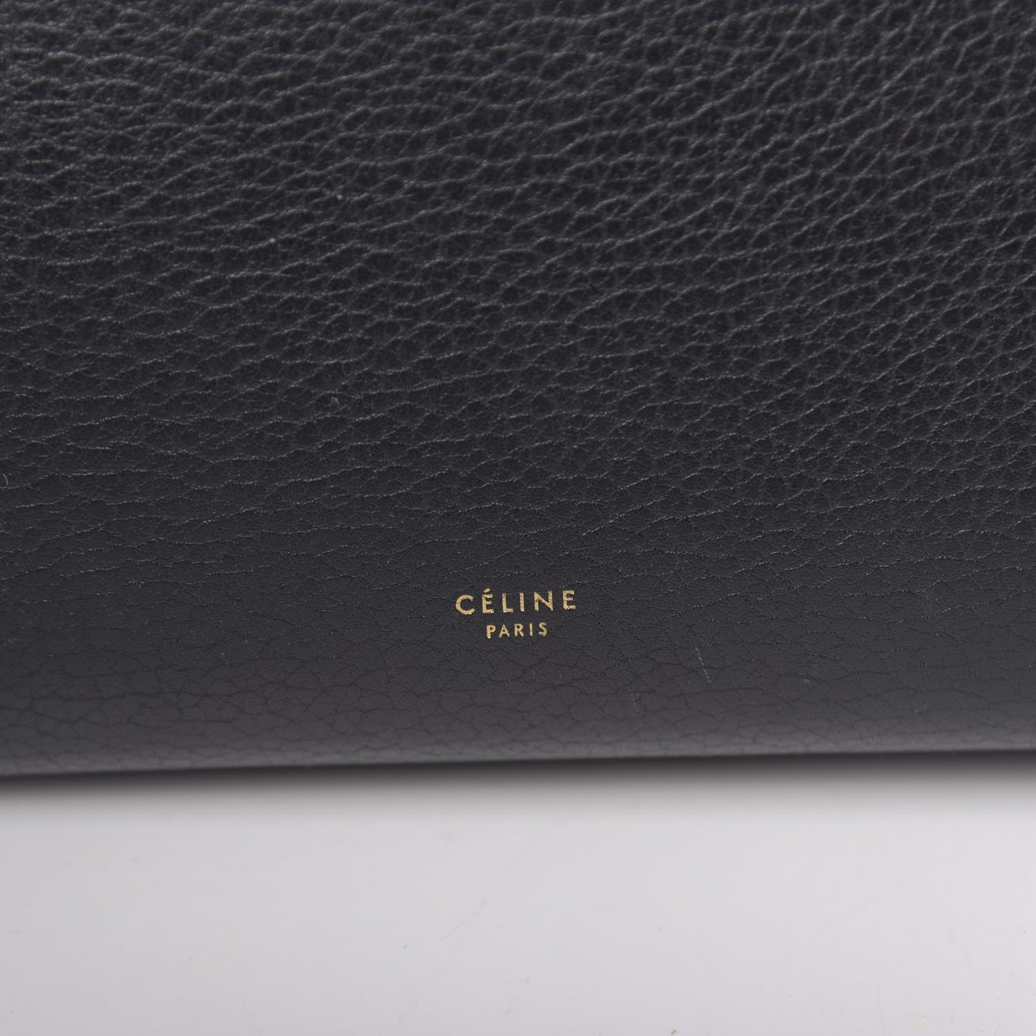 Celine Crisped Calfskin Mini Tie Knot Tote Black 6 of 29