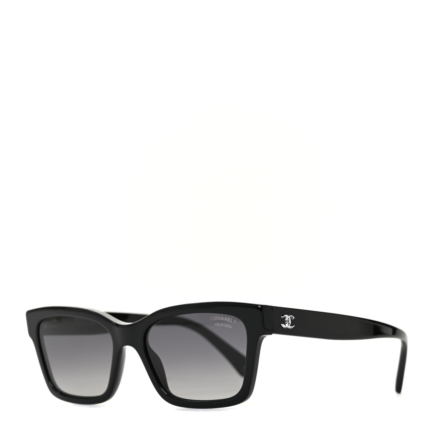 Acetate Polarized Square Sunglasses 5417 Black