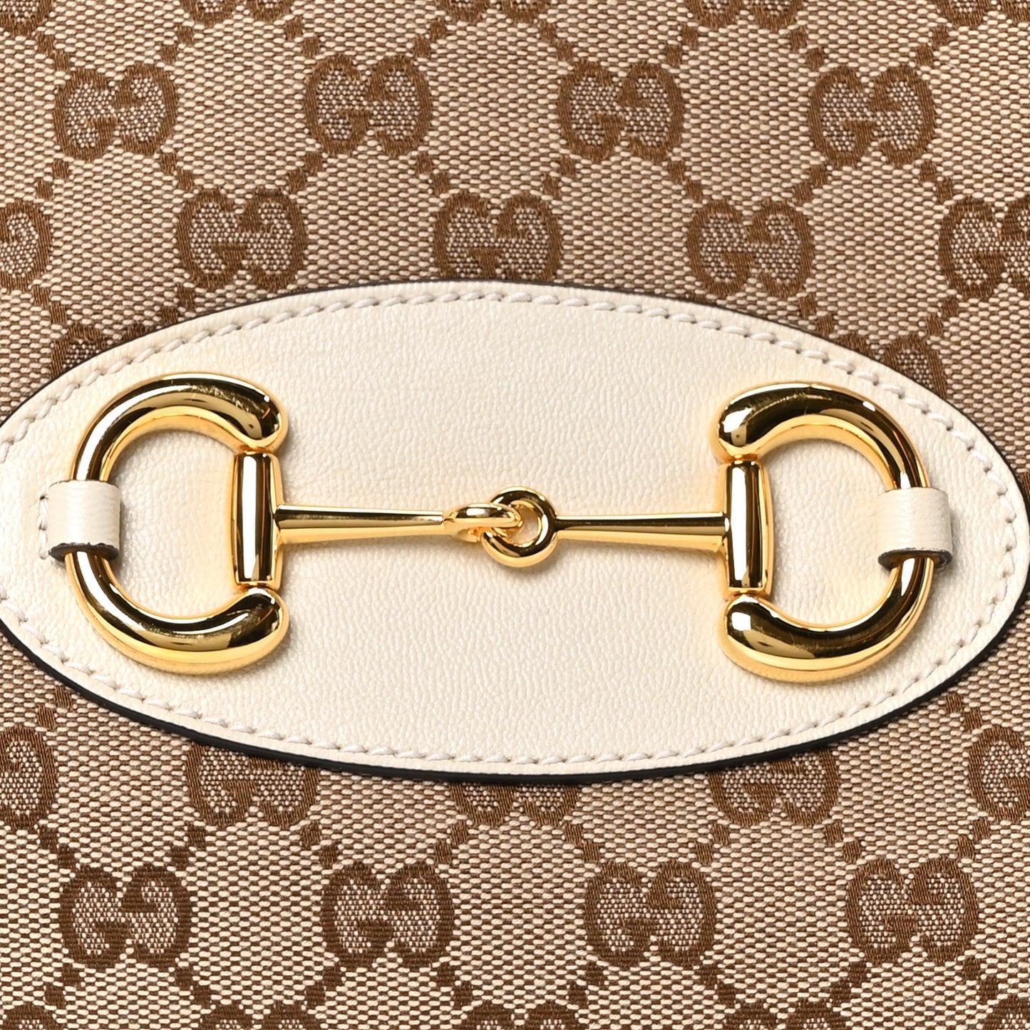 Monogram New Sakai Calfskin Lux Horsebit 1955 Tote Beige Ebony Mystic White