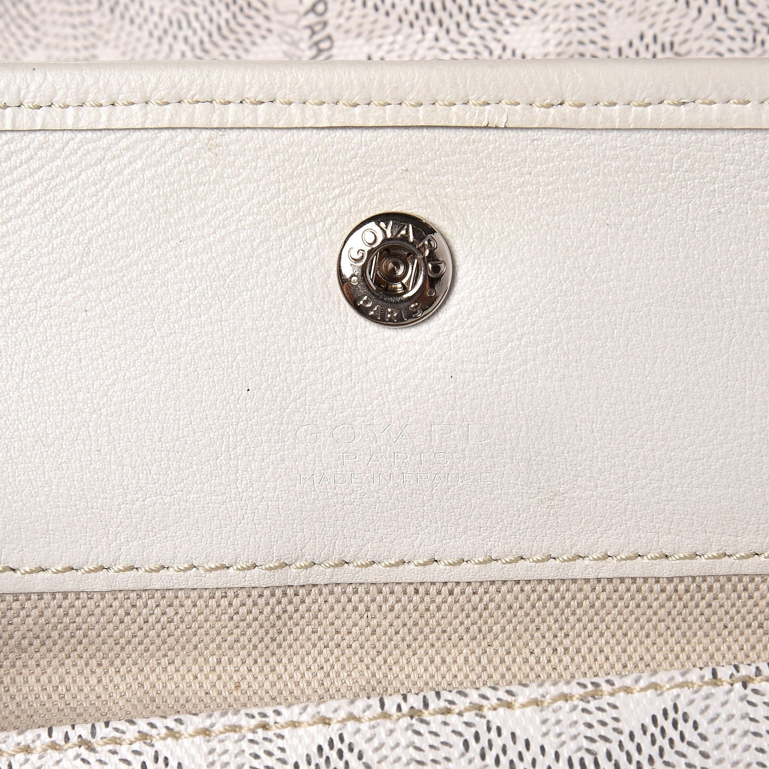 Goyard Goyardine Saint Louis PM White 8 of 9