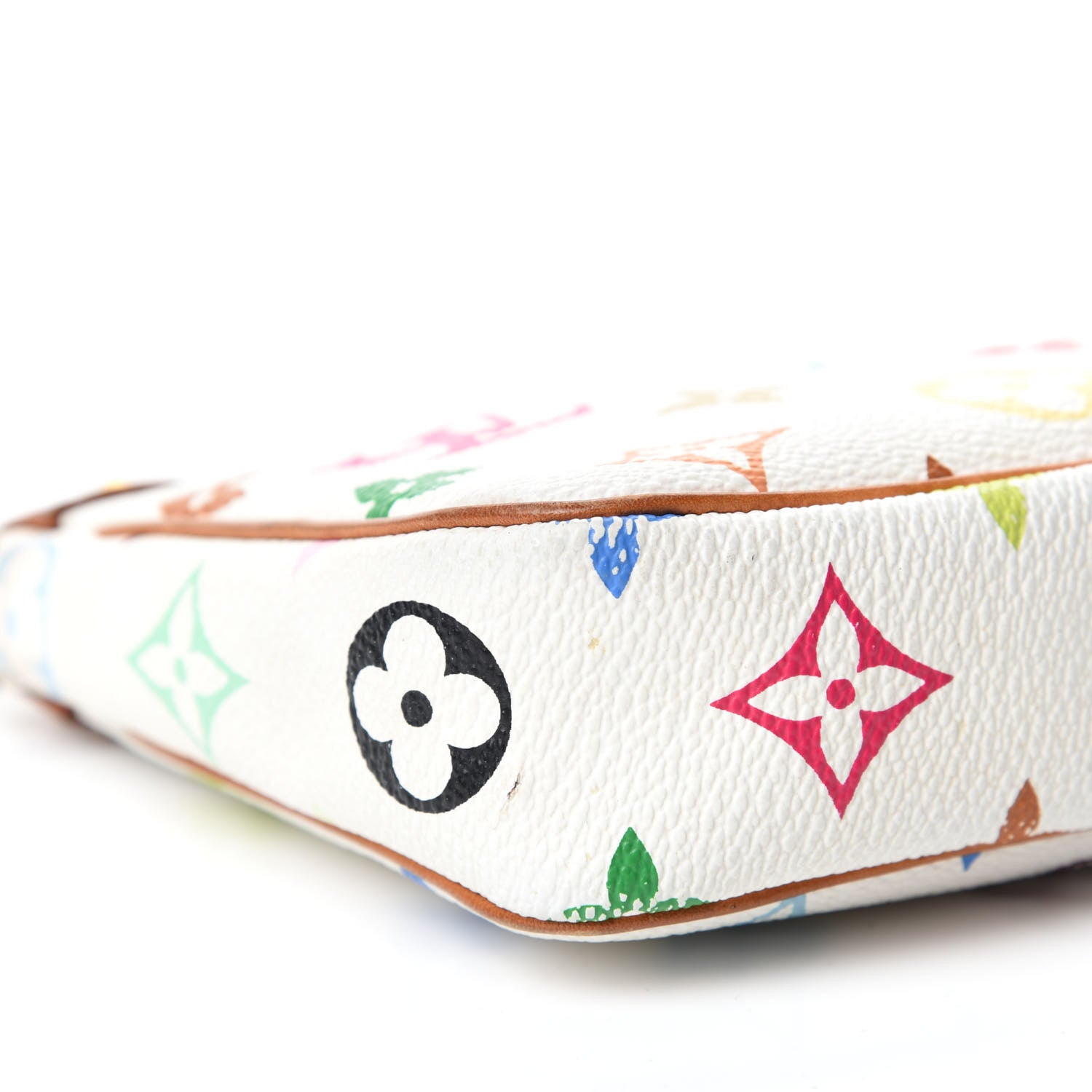 Louis Vuitton Monogram Multicolor Pochette Accessories White 6 of 13