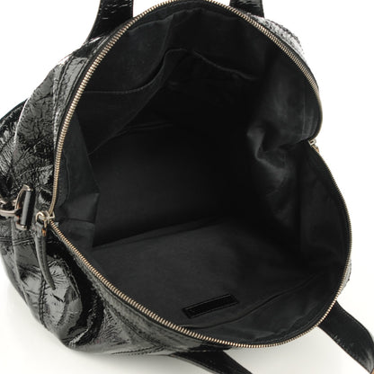 Givenchy Crinkled Patent Calfskin Small Nightingale Black 5 of 7