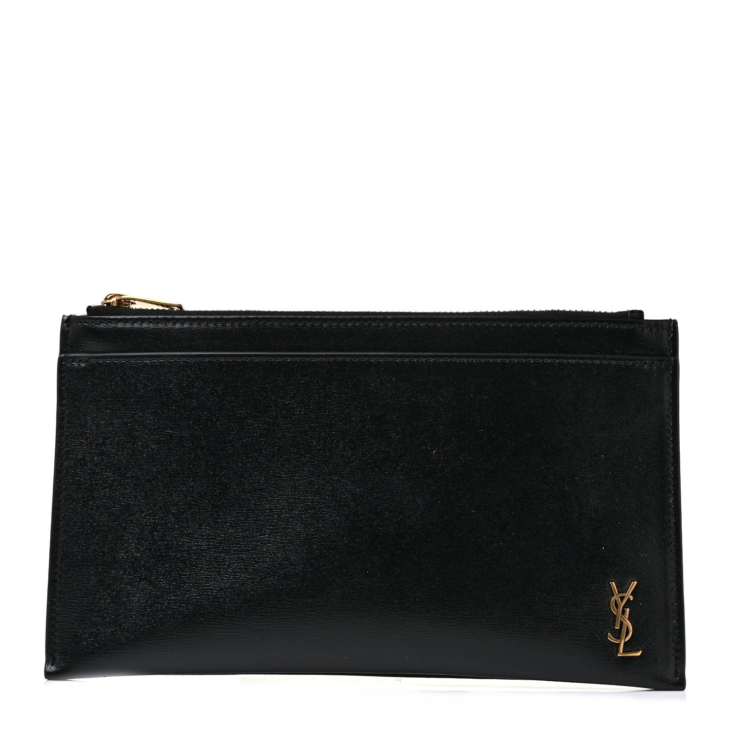 Smooth Calfskin Monogram Bill Pouch Black