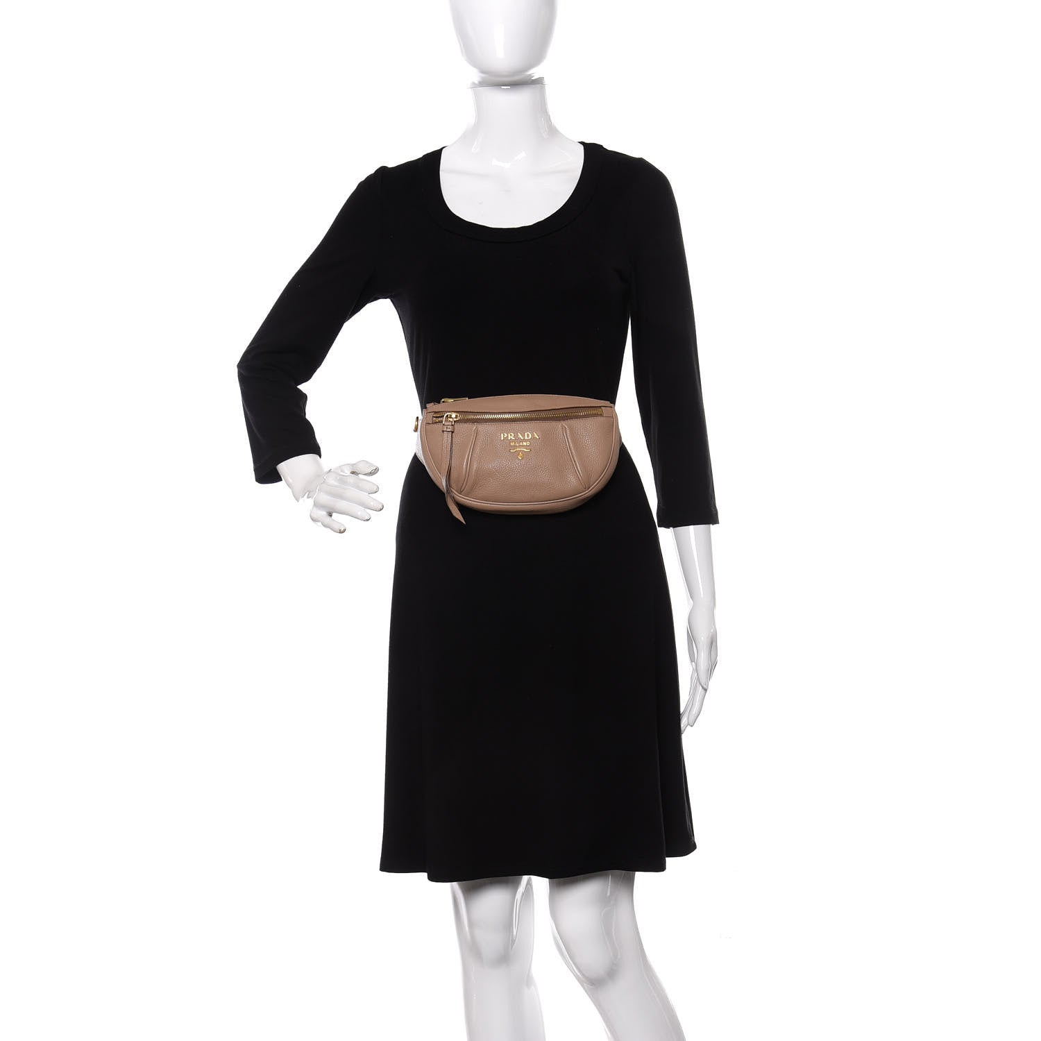 Prada Vitello Daino Belt Bag Cammeo 2 of 11
