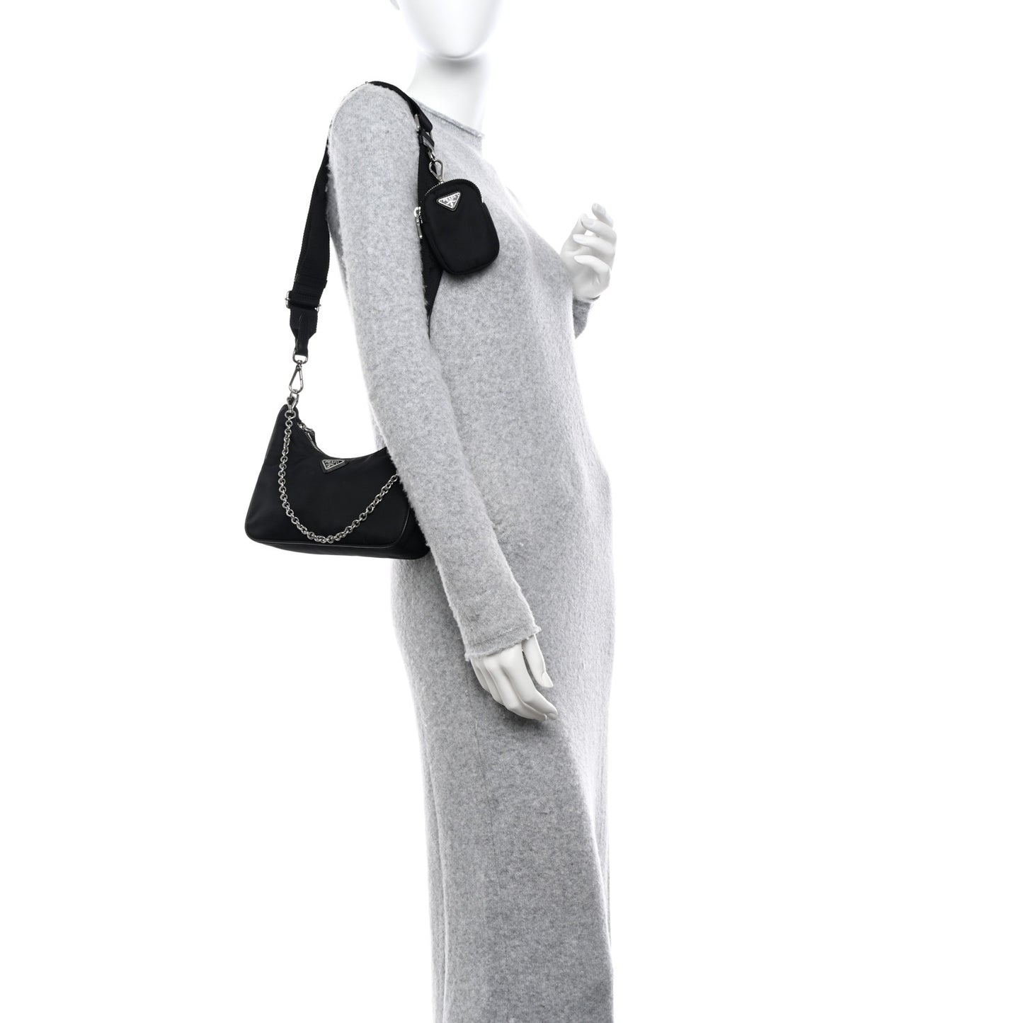 Nylon Re-Edition 2005 Shoulder Bag Black