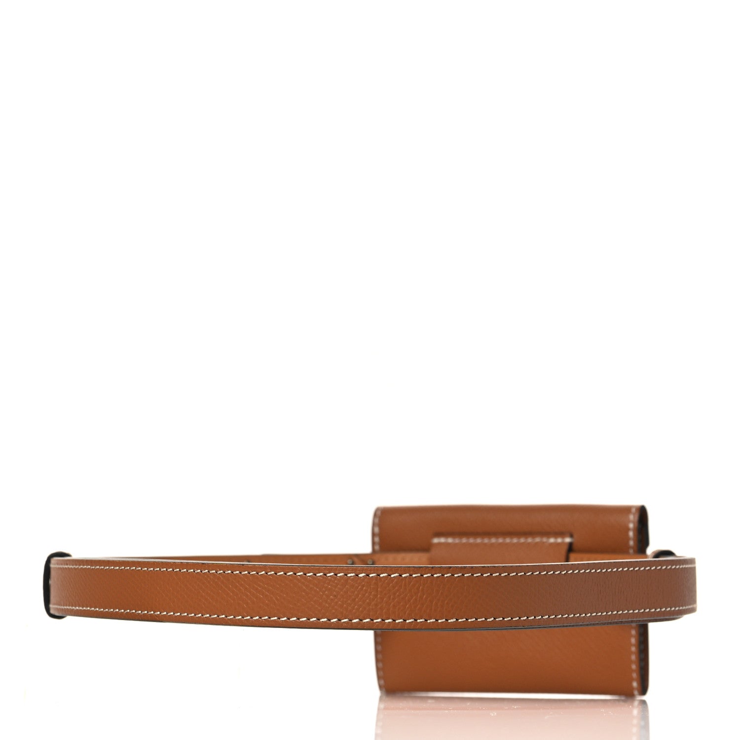 Hermes Epsom Kelly Pocket Belt Gold 3 of 6