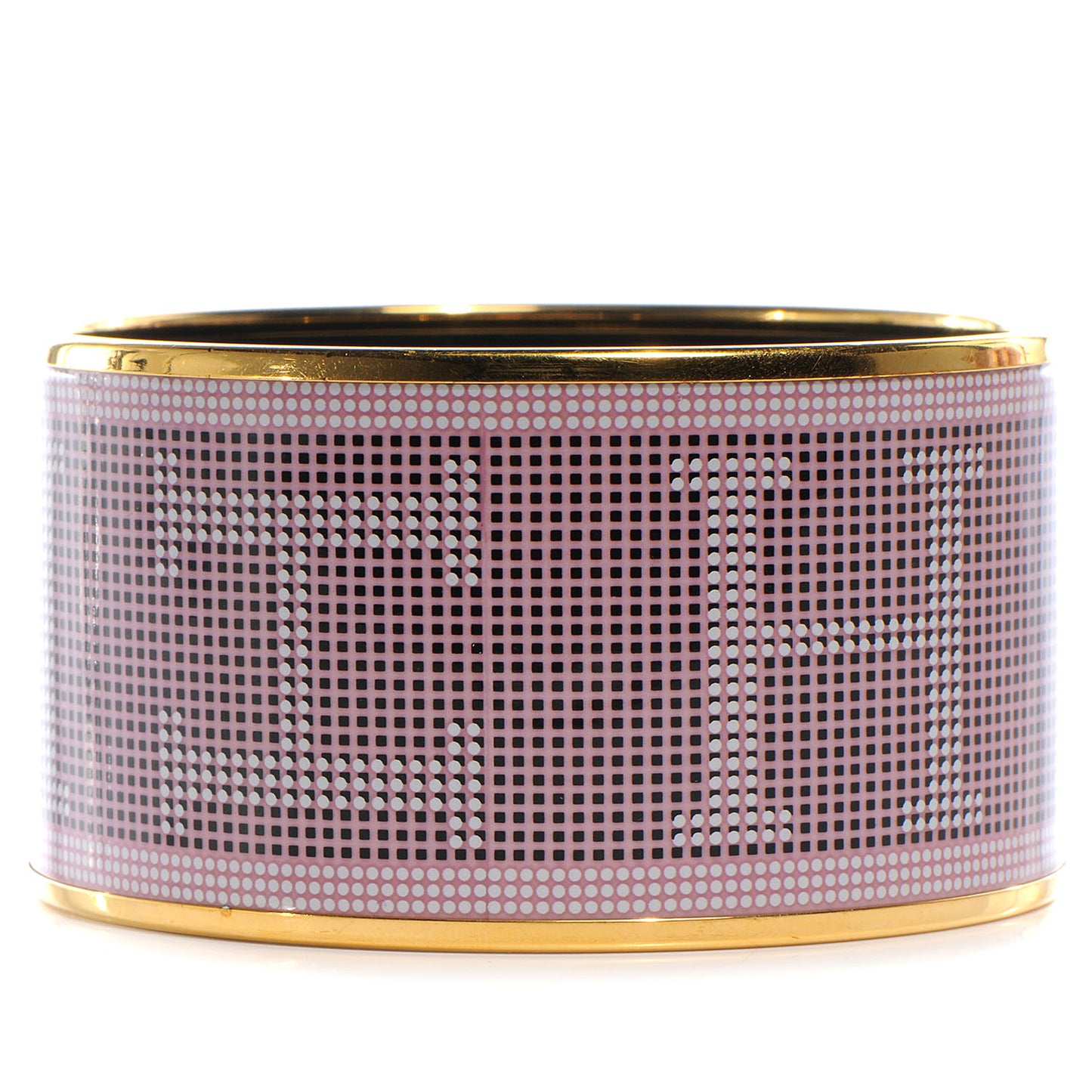Enamel Recherche H Printed Extra Wide Bracelet 65