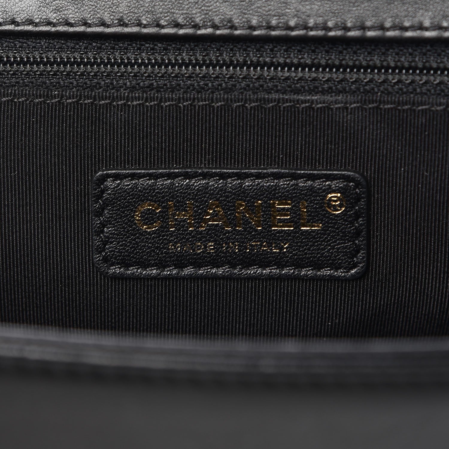 Chanel Lambskin Quilted Large Boy Flap Black 6 of 9