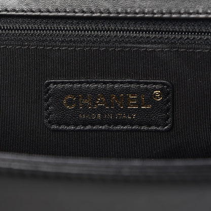 Chanel Lambskin Quilted Large Boy Flap Black 6 of 9