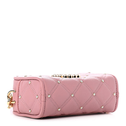 Marc Jacobs Calfskin Quilted Pearl The Softshot 17 Crossbody Pink Rose 3 of 8