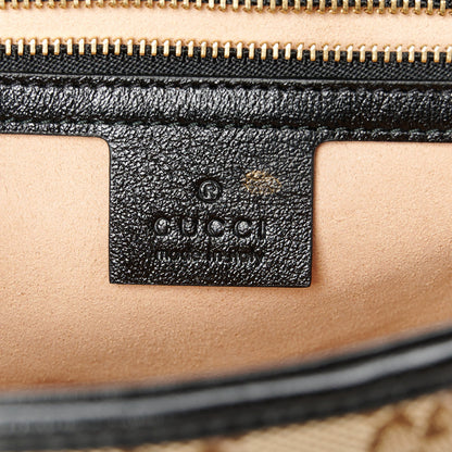 Gucci Monogram Matelasse Diagonal Small GG Marmont Shoulder Bag Beige Black 6 of 11