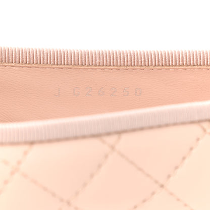 Chanel Lambskin Quilted Cap Toe Ballerina Flats 37.5 Beige 7 of 11