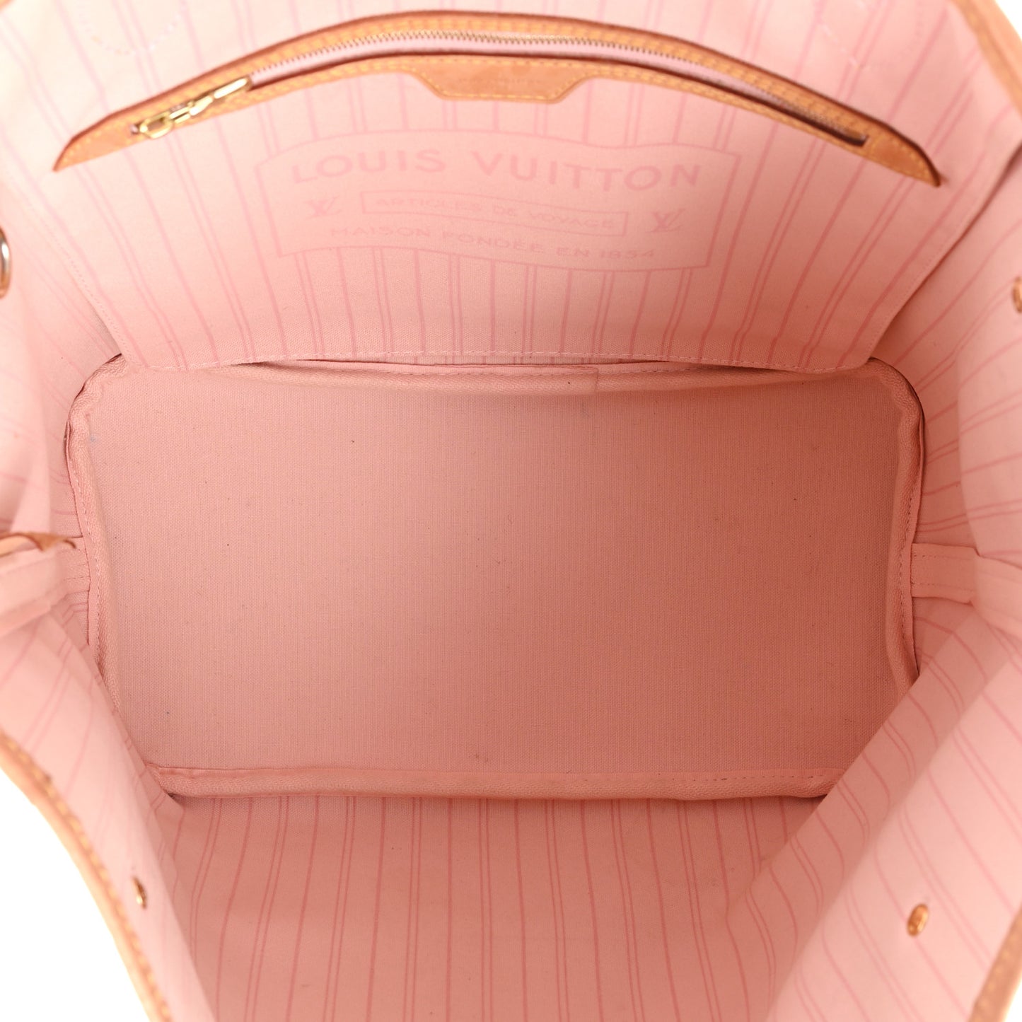 Damier Azur Neo Neverfull MM Rose Ballerine