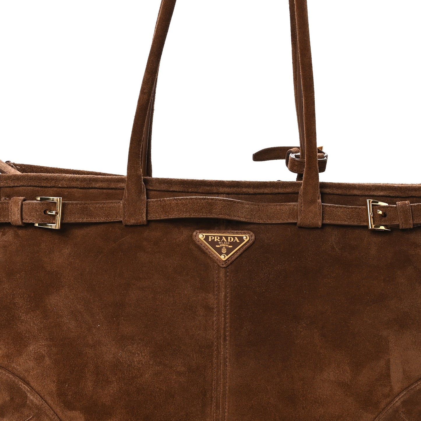 Suede Large Bonnie Shoulder Bag Cocoa Brown