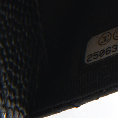Chanel Caviar Quilted Flap Card Holder Black 9 of 11