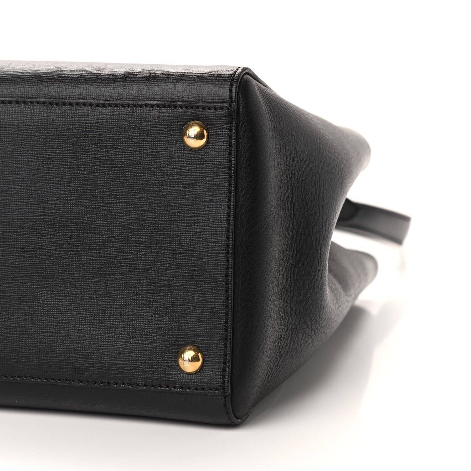 Fendi Vitello Elite Regular 2Jours Tote Black 8 of 8
