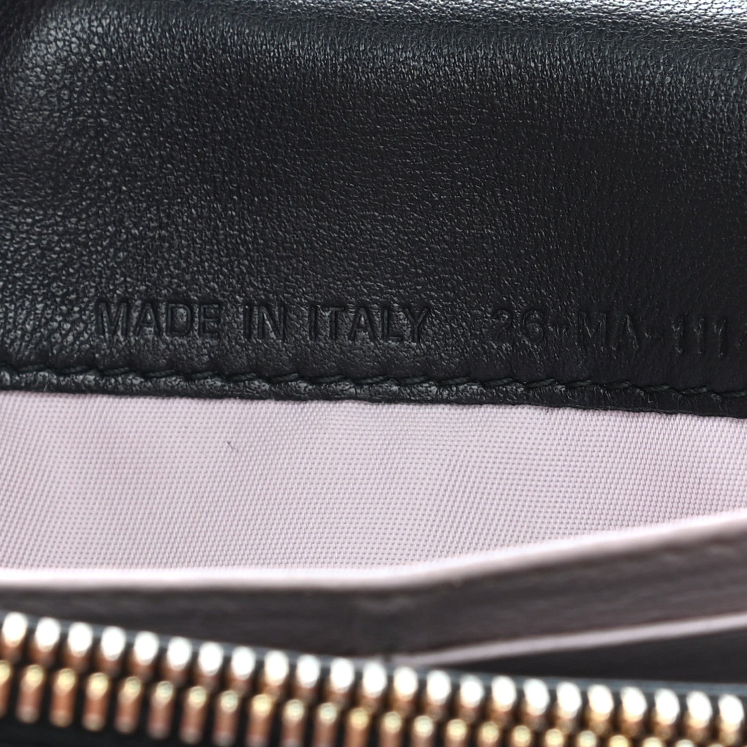 Christian Dior Lambskin Cannage Miss Dior Chain Wallet Black 6 of 13